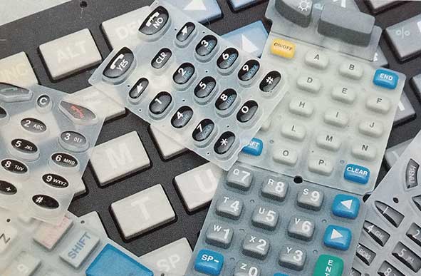 Silicone rubber keypad